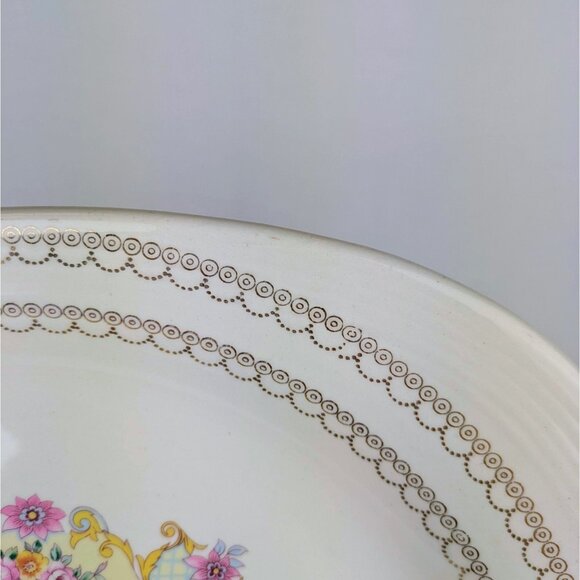 Vintage American Limoges Platter – Melody T-S 562 – 22K Gold – 14” Oval - Picture 2 of 7